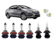 Kit Lampadas Super Branca Honda City 2015 A 2021 Hb3/h11/h11 Kit Lampadas Super Branca Honda City 2015 A 2021 Hb3/h11/h11