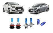 Kit lampadas super branca hyundai hb20 h20s hb20x todos anos