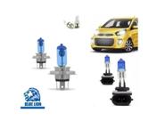 Kit Lâmpadas Super Branca8500k H4 H27 Kia Picanto 2012 A2015 Kit Lâmpadas Super Branca8500k H4 H27 Kia Picanto 2012 A2015