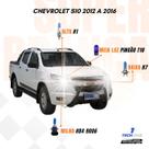 Kit Lâmpadas Super Brancas TechOne Chevrolet S10 2012 a 2016 com Brinde
