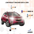 Kit Lâmpadas Super Brancas TechOne Chevrolet Tracker 2013 a 2016 com Brinde