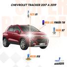 Kit Lâmpadas Super Brancas TechOne Chevrolet Tracker 2017 a 2019 com Brinde