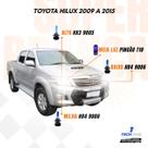 Kit Lâmpadas Super Brancas TechOne Toyota Hilux 2009 a 2015 com Brinde Kit Lâmpadas Super Brancas TechOne Toyota Hilux 2009 a 2015 com Brinde