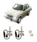 Kit Lâmpadas Super Led Farol Alto Baixo Chevette 1973 à 1993