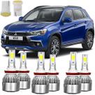 Kit Lampadas Super Led Farol Alto Baixo Milha Asx 6000k