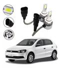 Kit lampadas super led farol de milha para gol g5 2011