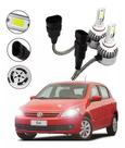 Kit lâmpadas super led farol milha gol g5 2011 2012