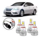 Kit Lâmpadas Super Led H11 H11 Para Nissan Sentra 2014-2020