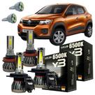 Kit Lâmpadas Ultra Led Renault Kwid Alto Baixo Milha T10 Led Kit Lâmpadas Ultra Led Renault Kwid Alto Baixo Milha T10 Led