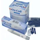 Kit Lancetador e 100 Lancetas Para Amostra Sanguínea Glicemia Acon