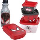 Kit Lanche Escolar Infantil Homem Aranha C/ Garrafinha 500ml