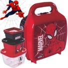 Kit lancheira + conjunto 3 potes Conect Marvel Homem Aranha Plasutil