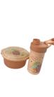 Kit lancheira infantil Com Copo e Marmitinha