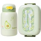 Kit Lancheira Infantil E Garrafa Marmita Hermética e Talheres