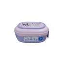 Kit Lancheira Infantil Kuromi Dupla Camada com Alça e Talher 1600ml