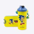 Kit Lancheira Marmita Infantil Talher E Garrafa Sonic