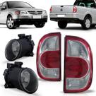 Kit Lanterna Com Milha Saveiro G4 2006 A 2011 Bicolor
