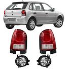 Kit Lanterna Gol G4 Rubi + Par Farol De Milha 06 À 09
