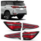Kit Lanterna Hilux SW4 2021 2022 2023 2024 Canto e Mala Com Led