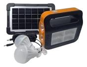 Kit Lanterna Luminária Led Luz Placa Solar Recarregável WS-767
