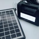 Kit Lanterna Placa Solar Carregador Portatil Emergência