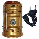 Kit Lanterna Recarregavel Led C/ Lampiao Led Solar C/ Usb 2 Un - BOMVINK