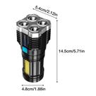 Kit Lanterna Tática Potente Alto Brilho + Lanterna Led de Cabeça Profissional Recarregável