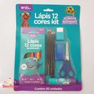 Kit Lápis 12 Cores Onda