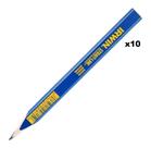 Kit Lápis Carpinteiro Marceneiro Profissional Com 10 Peças Irwin