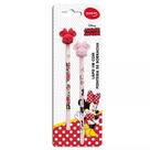 Kit Lápis com Ponteira de Borracha Minnie - Molin Kit Lápis com Ponteira de Borracha Minnie - Molin