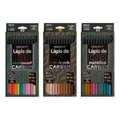Kit Lápis De Cor Carbon Line Neon Pastel Metálico Etnias