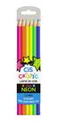 Kit Lápis de Cor Criatic Cis 6 Cores Neon Kit Lápis de Cor Criatic Cis 6 Cores Neon