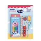 Kit Lapis de Cor Fini Com 18 Cores, 2 Lapis HB, 1 Apontador, 1 Borracha, 1 Tesoura e Cola Leonora Kit Lapis de Cor Fini Com 18 Cores, 2 Lapis HB, 1 Apontador, 1 Borracha, 1 Tesoura e Cola Leonora