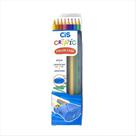 Kit lápis de cor/penal/apontador Cis criatic color case azul Kit lápis de cor/penal/apontador Cis criatic color case azul