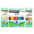 Kit Lápis De Cor Sextavado 44 Cores - Masterprint