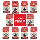 Kit Lápis Giz Estaca 10 Caixa Com 12un Cada Preto - Famix
