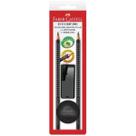 Kit Lápis grafite 2 EcoLápis n2 preto, com Apontador e Borracha redonda Faber Castell