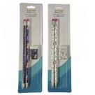 Kit Lápis HB Infantil 2 Unidades + 1 Borracha School Basics Sem PVC