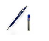 Kit Lapiseira + Grafite 0.5mm KAZ Cor Lapiseira:Azul Kit Lapiseira + Grafite 0.5mm KAZ Cor Lapiseira:Azul