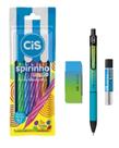 Kit Lapiseira Move 0.7mm AZ/VD + Spirinho, Borracha, Grafite Kit Lapiseira Move 0.7mm AZ/VD + Spirinho, Borracha, Grafite