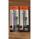 Kit Lapiseira Técnica OEM com Grafites Hexagonais 0,7mm Jocar Office Lilás e Dourada