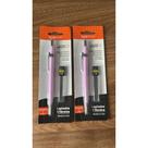 kit Lapiseira Técnica + tubo 12 grafites Hexagonal 0.7mm Jocar GRATIS CORES voltas as aulas Cores:01 Lilás + 01 Lilás