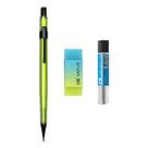 Kit Lapiseira VERDE NEON 0.5mm + Borracha Move + Grafite