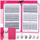 Kit Lash Clusters CCODDY Mix Manga 0,07D, pulseira de 0,05 mm