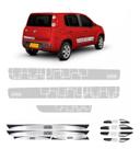 Kit Lateral/traseira + Soleira + Porta Fiat Uno Vivace Cinza