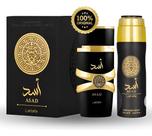 Kit Lattafa Asad Perfume 100ml Desodorante Original