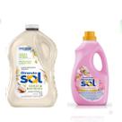 Kit Lava Roupas 3 Litros Coco e Baunilha + Amaciante Girando Sol 2 Lt Rosas e Lavanda