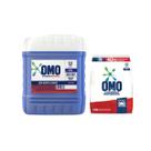 Kit Lava Roupas Lavagem Profissional 7 Litros + Sabão em Pó 5,6kg OMO