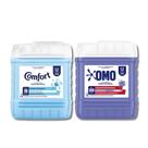 Kit Lava Roupas Lavanderia Pro Omo 7L + Amaciante Comfort 7L