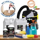 Kit Lava Sofá Profissional + Aspirador + Escovas Giratórias